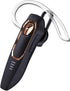 Single Ear Bluetooth Headset with 30H Talking Time, Noise Canceling Hands-Free Calls Wireless Earpiece for Driving, Gold
