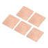 MECCANIXITY Heatsink Copper Sheet Shim, 0.3mm Thickness 20 x 20mm Pads with Thermal Conductive Adhesive Tapes