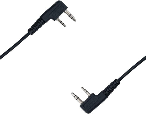 Earpiece with Mic, 2 pin G Shape Headset with Mic Ptt for Baofeng UV-5R, Kenwood Walkie Talkies