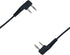 Earpiece with Mic, 2 pin G Shape Headset with Mic Ptt for Baofeng UV-5R, Kenwood Walkie Talkies