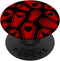 Valentine’s Day Spiderweb Heart Bat Coffin Pattern Goth Alt PopSockets Standard Grip