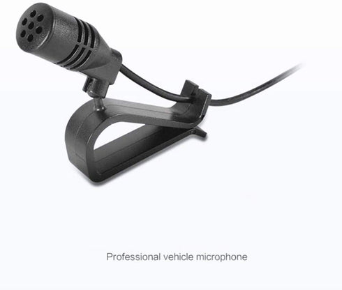 Car Microphone Stereo 3.5mm Jack Assembly Mic, Compatible with Kenwood, Boss, Corehan, Power Acoustik, JVC, Sony,