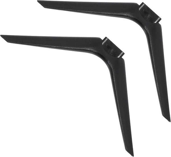 GLEAVI No-Drill Tv Mount Stand with 15mm Dual-Hole Plastic Base, Heavy Duty Television