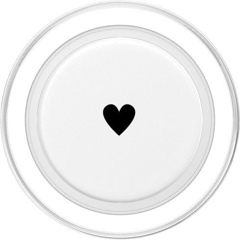 PopSockets Phone Grip Heart PopSocket - B&W Heart PopGrip for MagSafe