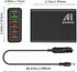 Multi Ports USB Car Charger, 96W 6 Port QC3.0 Fast Adapter with Four Quick Charge Ports for Smart Phone & Tablets