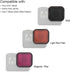 SOONSUN 3-Pack Lens Filter Red/Magenta/ND8 for GoPro Hero 5/6/7 Black, Snorkel Diving Filter and Neutral Density Lens