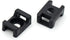Black 9mm Cable Tie Mount Base Saddle Type Holder, Large Size 0.75 inch, Pack of 100, Screw Wire Bundle Holder