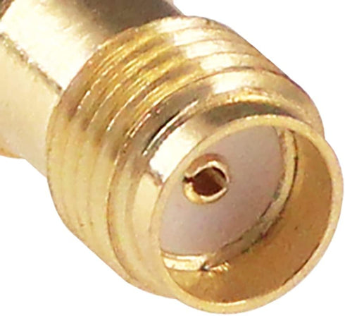 10pcs Antenna Adapter, SMA Female to SMA Female Connector Coupler for Antenna Radio, F10-10