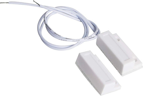 Aoje-Link RC-38A Wired Magnetic Door Switch Window Sensor Alarm for Home Security, 2pcs White