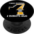 Cool Robotics Art for Men Women, Robot Engineering PopSockets Standard PopGrip