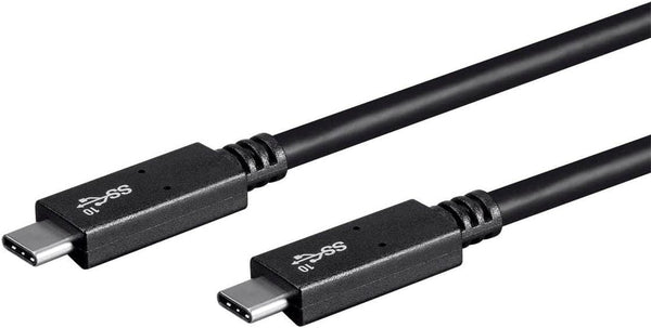 Monoprice USB Type-C to Type-C 3.1 Gen 2 Cable - 10Gbps, 5 Amp, 30AWG, 3.3 Feet - Black