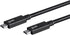 Monoprice USB Type-C to Type-C 3.1 Gen 2 Cable - 10Gbps, 5 Amp, 30AWG, 3.3 Feet - Black