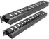 JINGCHENGMEI 2 Pack of All Metal 1U Cable Management Horizontal Rack Mount Cable
