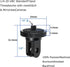 2pcs Camera Tripod Adapter, 1/4" - 20 Conversion Adapter for GoPro Action Camera to 1/4" Screw Mount Accessories