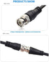 JOINSI 3-Pack 10ft 75-Ohm BNC Male to BNC Male Jumper Cable Extension Connector for CCTV DVR to TV System