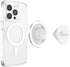 Mama Gifts & Designs for Girls Light Pastel Purple White Heart Mama PopSockets PopGrip for MagSafe