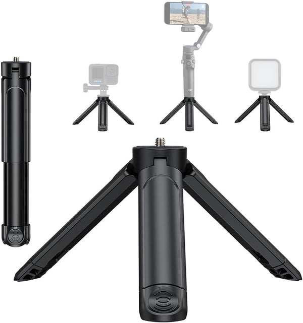 Generic Mini Tripod for DJI Pocket3/4 2-in-1 Desktop Stand & Grip Handle -