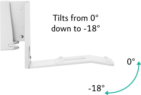 ynVISION.DESIGN Adjustable Wall Mount for Sonos ERA 300 Speaker, White