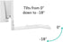 ynVISION.DESIGN Adjustable Wall Mount for Sonos ERA 300 Speaker, White