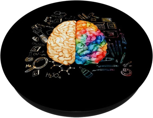 Colorful Brain - Science And Art - Neuroscience Neurologist PopSockets Standard PopGrip