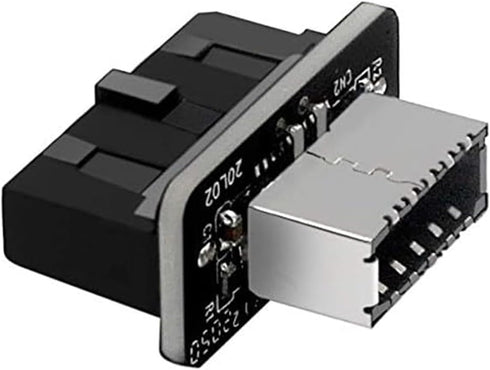 USB Front Panel Adapter, JoyReken Vertical USB C Header Adapter for Type C Motherboard