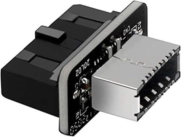 USB Front Panel Adapter, JoyReken Vertical USB C Header Adapter for Type C Motherboard