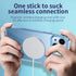 iPhone 13 & 14 Case - Strong Magnetic Clear, 10Ft Military-Grade Protection, Slim Shockproof MagSafe Compatible, 6.1"