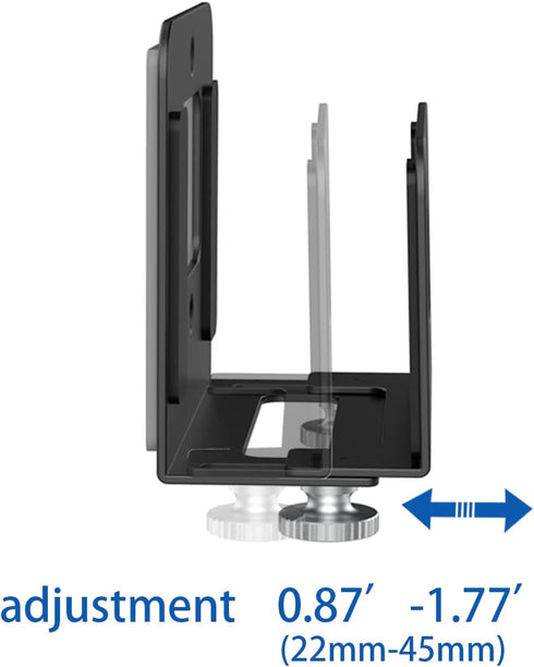 Monzlteck Adjustable Wall Mount Holder for Apple TV, ROKU, Router, Modem, and Other Media Players