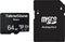 Teknostone Basic 64GB MicroSDXC Flash Memory with Adapter 90MB/s Read 50MB/s Write UHS-I