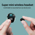 SK18 Ultra Small in-Ear Headset, Wireless Invisible Bluetooth Earbuds for Sleep, Comfortable with Mic, IPX5 Waterproof