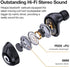 X9 Wireless Earbuds - Bluetooth 5.3, Waterproof, Touch Control, Deep Bass Headphones for Sports & Gaming (Black)