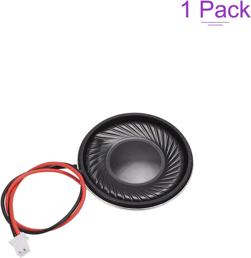 DMiotech 1W 8 Ohm 28mm Diameter DIY Magnetic Round Speaker with PH2.0/1.25mm-2P Terminal Line for Electronics