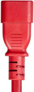 Monoprice Heavy Duty Power Cable - IEC 60320 C14 to C15, 15 Amp, 3 Feet, SJT, 125 Volt, 14AWG, Red