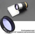 1.25 inch Moon Filter - Aluminum Alloy Sky Glow & Moon Filter Optical Glass for Telescope Eyepiece