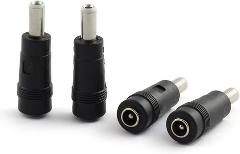 ZYAMY 10pcs DC Power Adapter, 5.5x2.1mm Female Jack to 5.5x2.5mm Male Plug Electrical Socket Converter