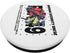 Robot security hi-tech futuristic robotics art light PopSockets Swappable PopGrip