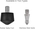 Foto&Tech 3/8" 3/8"-16 30mm 40mm (3 Universal Anti-Slip Rubber Foot Spike Compatible with Andoer Benro Gitzo Induro