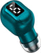 Single Invisible Bluetooth Earbuds, Smallest Tiny Hidden Headphones for Work, Mini Spy Microphone - Green