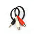 8 Inches 3.5mm Male to 2 RCA Female Jack Stereo Audio Y Cable Adapter 2 Pack for Smartphones, Tablets, MP3