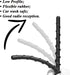 AMFRNE 7 Inches Motorcycle Short Antenna, Fit for Can-Am Spyder, Indian, Honda, BMW, Victory Select Motorcycles Models