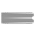 SGTKJSJS M.2 Heatsink Cooler 2280 SSD Double-Sided Heat Sink with Thermal Silicone pad for PS5/PC PCIE NVME M2 SSD (Silver)
