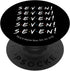 Warner Bros. Friends SEVEN PopSockets Pop Grip & Stand for Phones, Black, Compatible with iPhone 11
