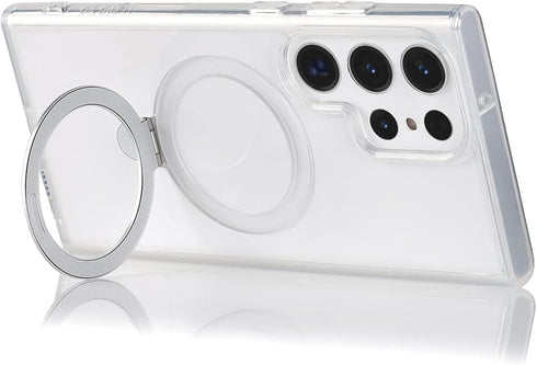 Cavor Samsung Galaxy S22 Ultra Case: Magsafe, Kickstand, Full-Body Shockproof, Slim, Crystal Clear for Men & Women.