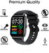 6 Pack Compatible with Nerunsa P66D 1.85” Smart Watch Screen Protector Film for Dotn P66D 1.85 Inch Smartwatch Screen Protectors Foils Screen Cover Crystal Clear HD Anti-Scratch