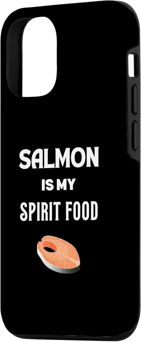 Spirit Food Salmon Favorite Meals Men Women 12/12 Salmon Is My Spirit Food Favorite Meals Men Women Moms Dads Case
