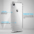 Phone Case Compatible for iPhone XR, Crystal Clear Hard Back Cover with Shockproof Protection, 6.1 inches