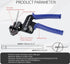 WCT322 Stainless Steel Cable Tie Gun for Fastening and Cutting up to 12mm Width Cable Ties, Suitable for Outdoor Use