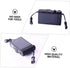 CALLARON 8pcs Quick Release Camera Buckle Clip Adapter for Strap, Easy Release Anchor Links for SLR, Black