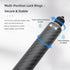 Jakoly 1.15m/45.3in Insta360 X5/X4/X3/ONE 1/4" 360 Carbon Fiber Invisible Selfie Stick for RS/ONE X, Internal Lock