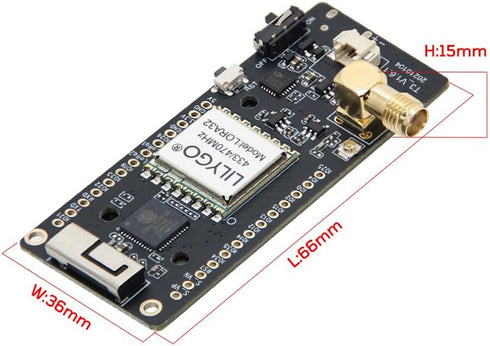 LILYGO LoRa32 433Mhz ESP32 0.96 Inch Development Board OLED SD Card BLE WiFi TTGO Module